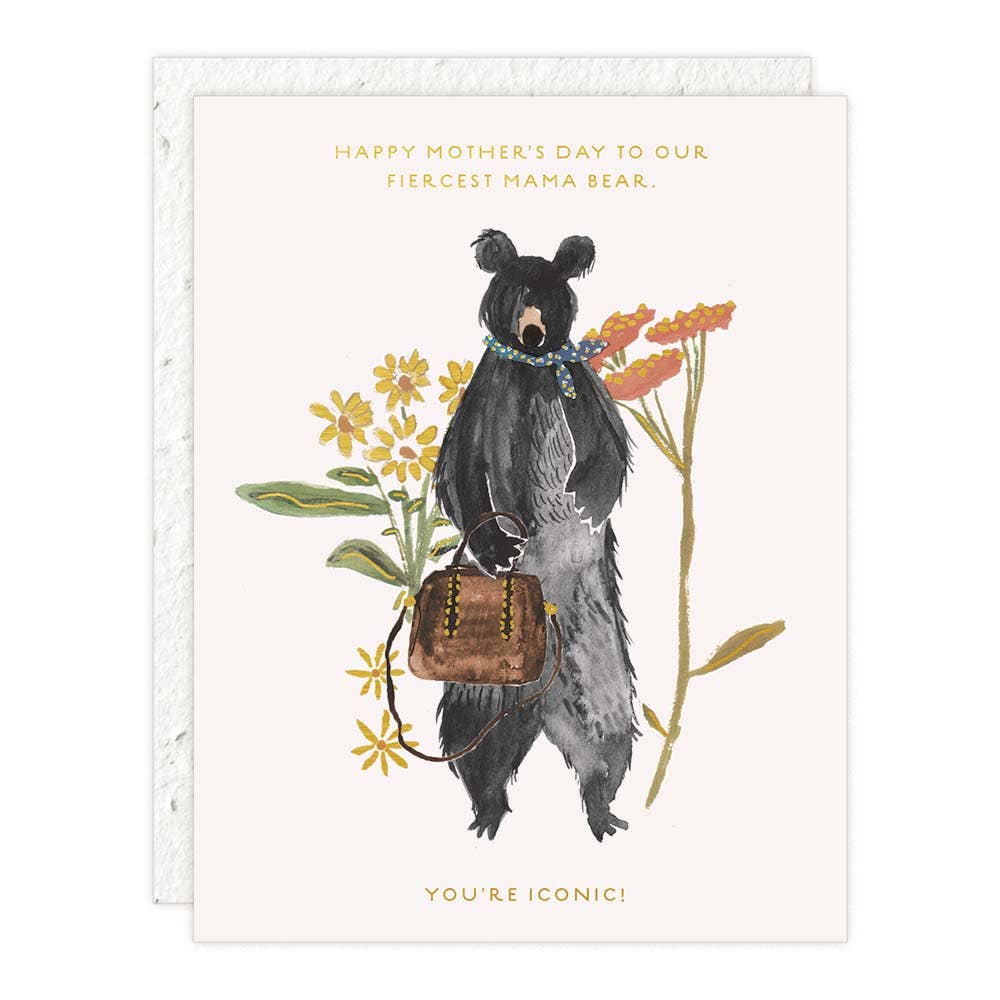 Mother's Day Card; Mama Bear | Seedlings