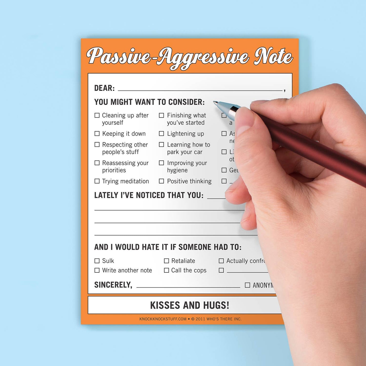 Nifty Notepad; Passive-Aggressive
