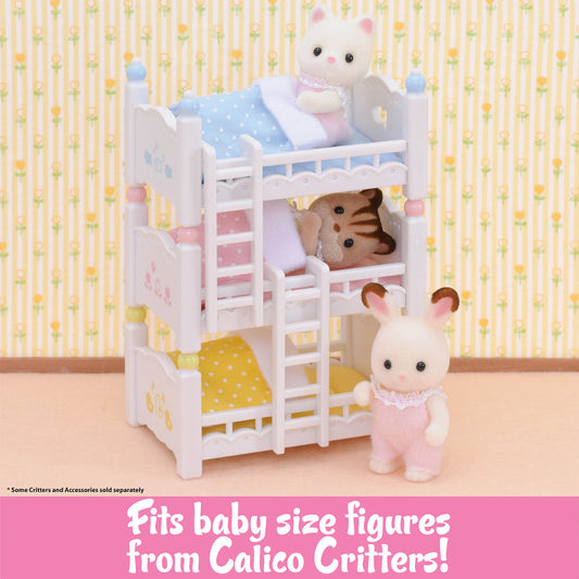 Calico Critters Triple Bunk Bed Set