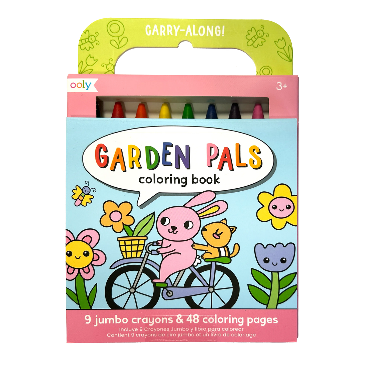 Carry-Along: Coloring Book Set - Garden Pals (10 PC Set)