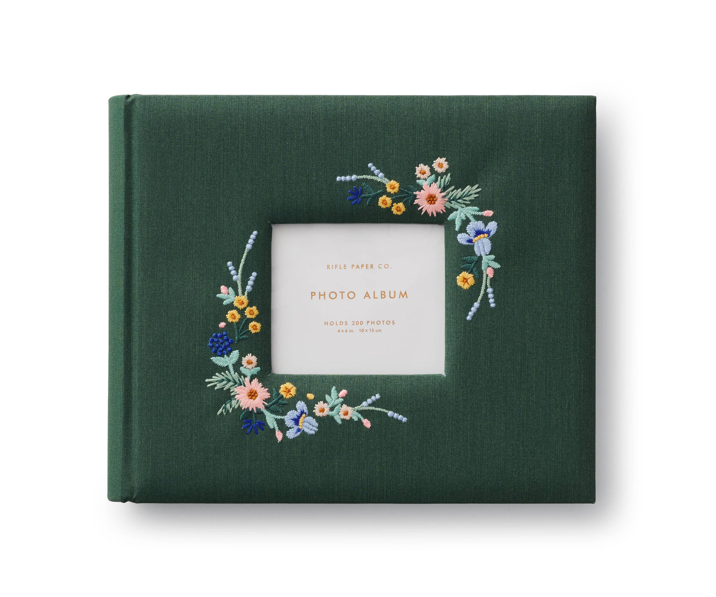 Rifle Paper Co. Heirloom Photo Album; Wildwood (Embroidered)