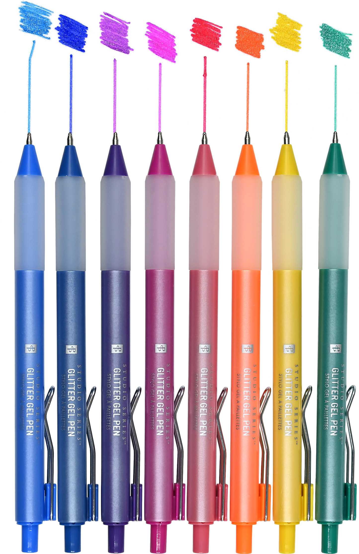 Glitter Gel Pens; Studio Series (Set of Eight)