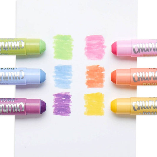 Ooly Chunkies Paint Sticks; Pastel (Set of 6)