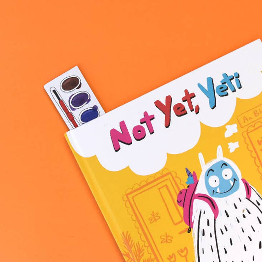 Bookmark; Watercolor Paint Tray (Die Cut ) By Humdrum Paper