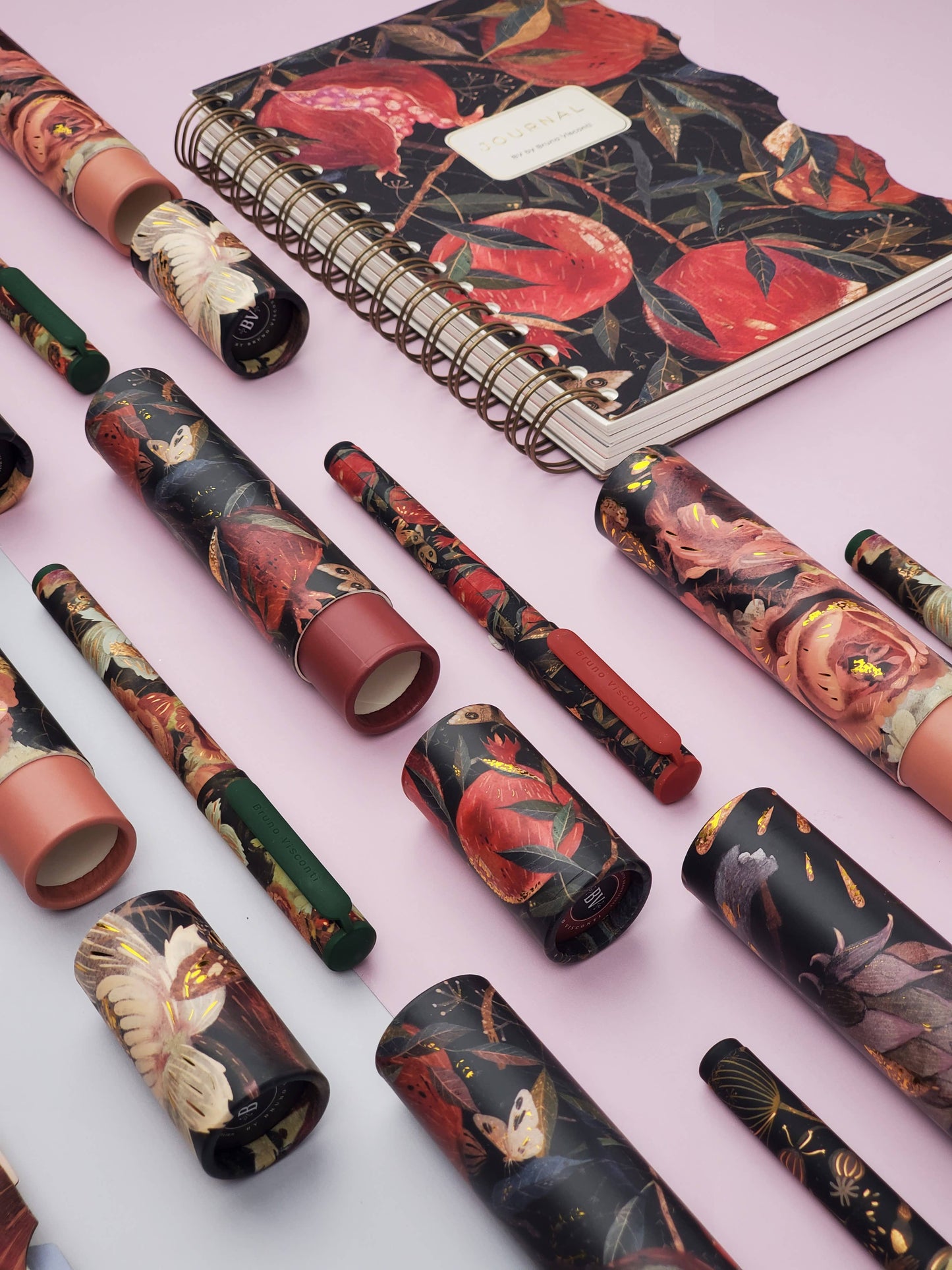 Ballpoint Pen; DreamWrite - Lush Flora Series (Black Ink)