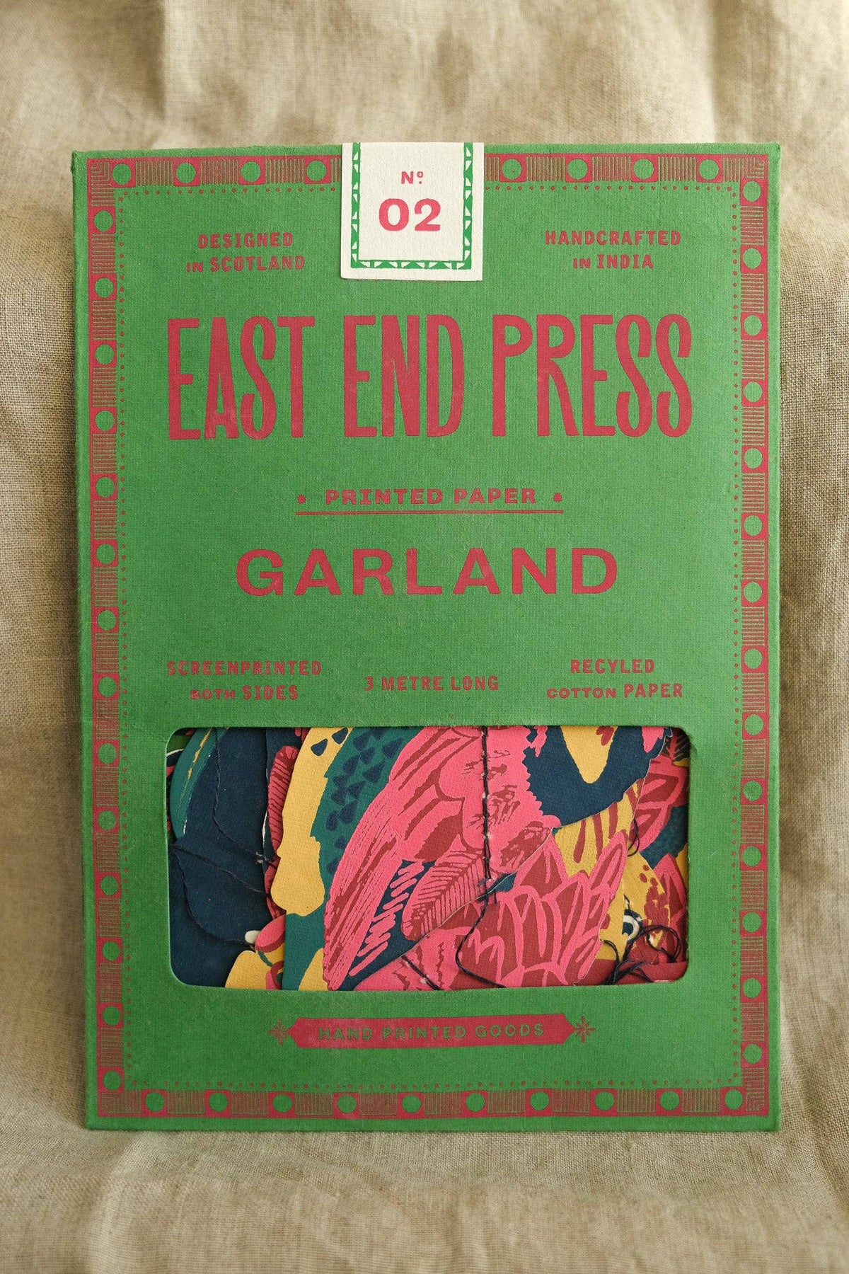 Sewn Garland; Tropical Birds | East End Press