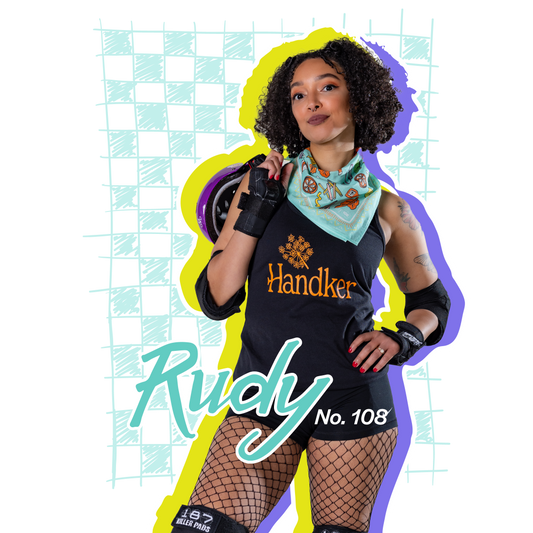 Bandana; 22" Rudy By Handker Bandanas (100% Premium Cotton)