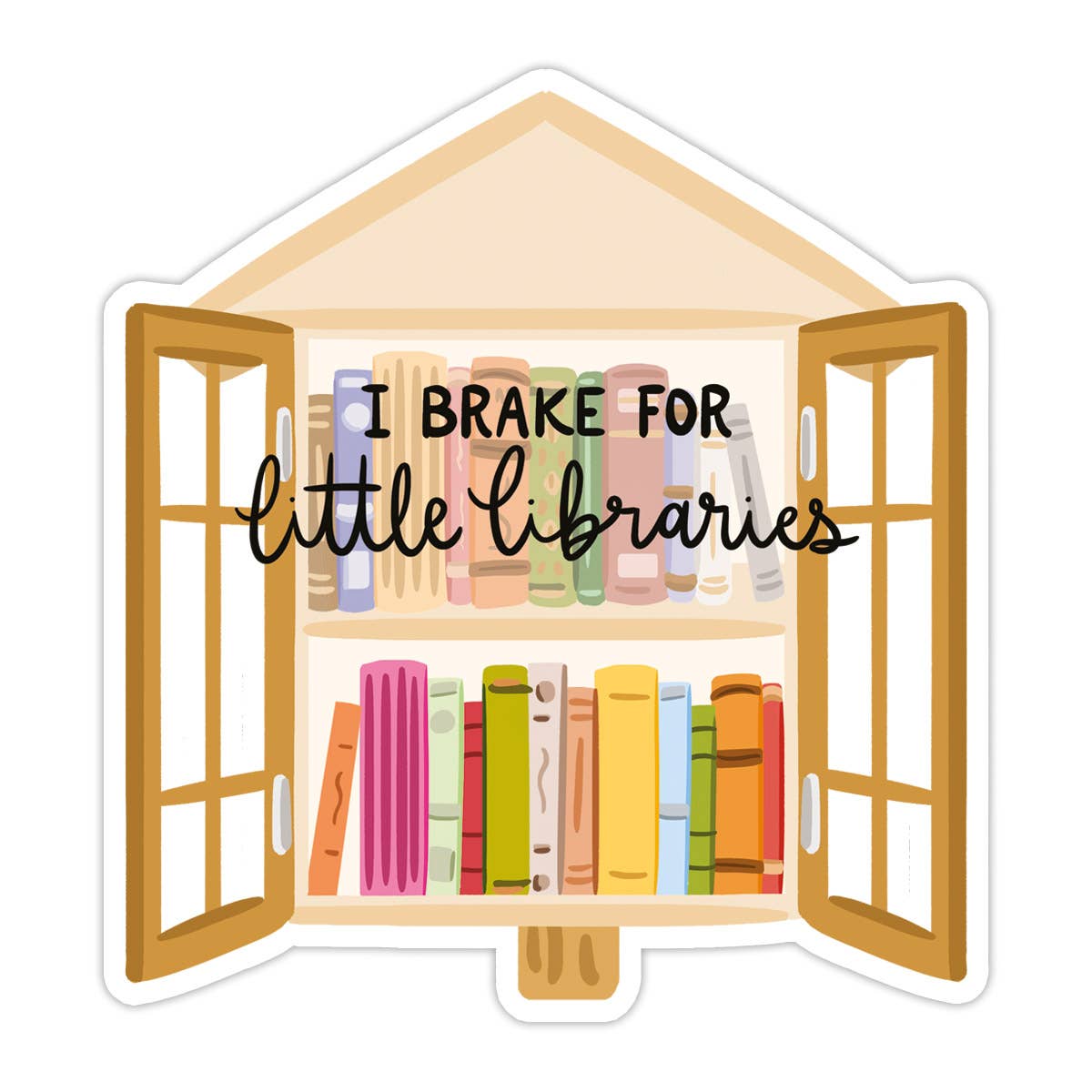 Vinyl Sticker; Little Libraries