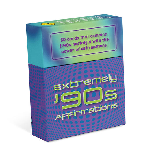 Affirmation Cards Deck; Totally 90's (50+ Cards)
