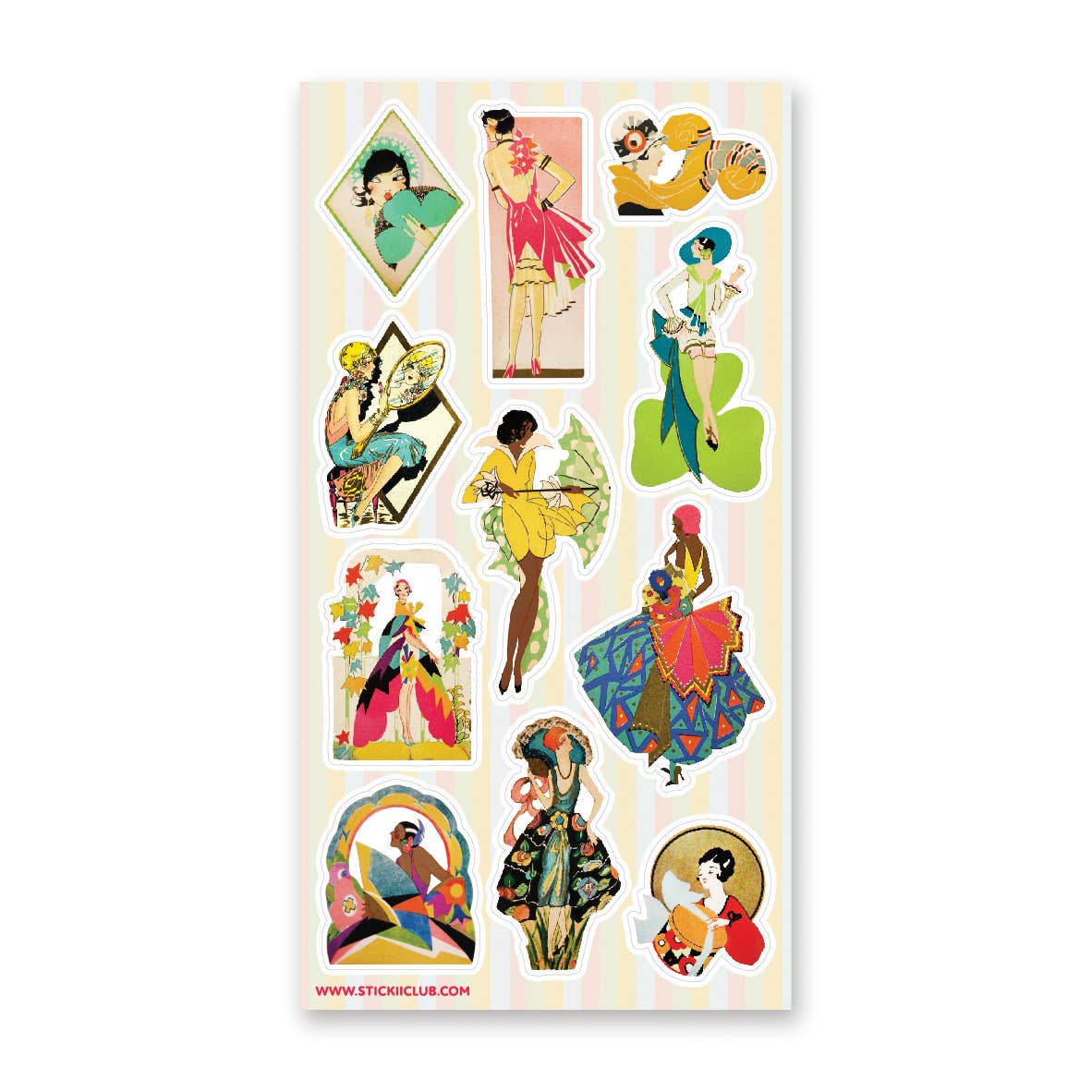 Stickii Sticker Sheet; Fabulous Fashions