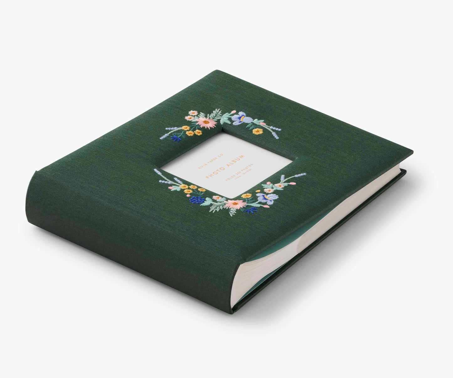 Rifle Paper Co. Heirloom Photo Album; Wildwood (Embroidered)