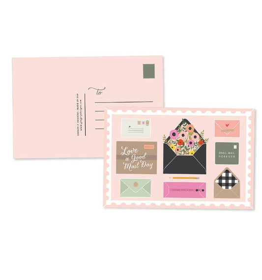 Postcard Set; Good Mail Day