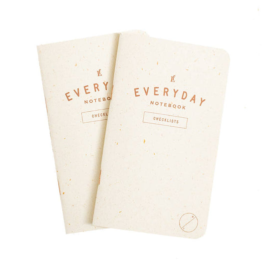 Notebook 2-Pack; Everyday Checklists (48 Ruled Pages)
