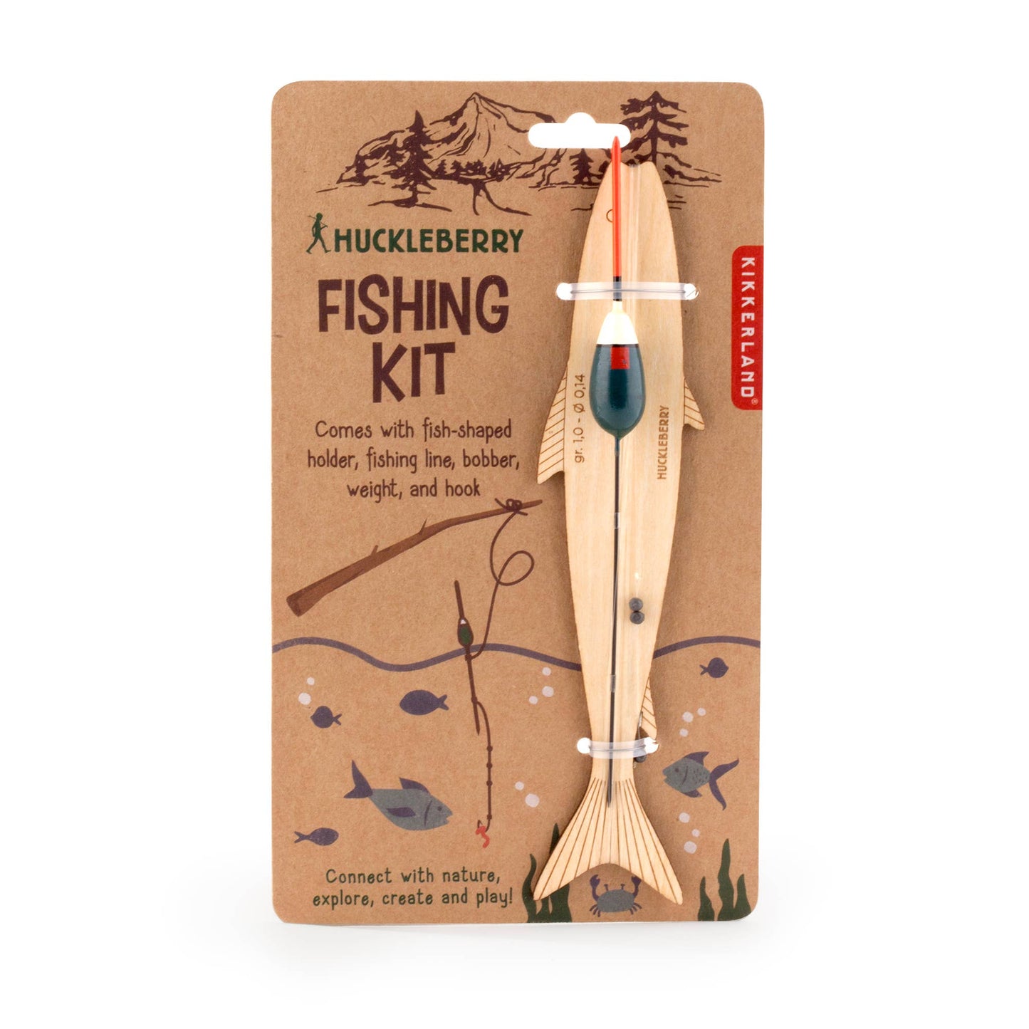 Huckleberry Fishing Kit (Wood)
