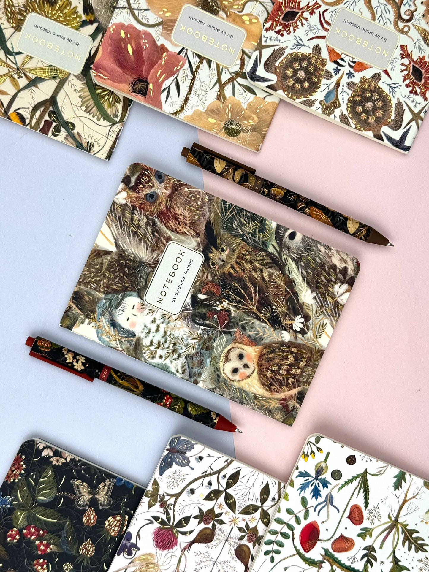 Notebook; Owls - BV by Bruno Visconti