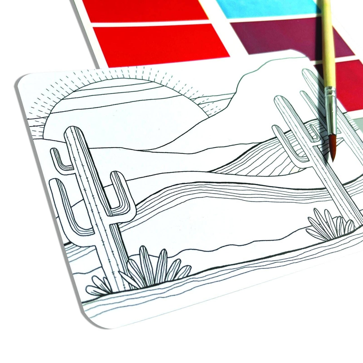 Ooly Scenic Hues: D.I.Y. Watercolor Art Kit - Desert Getaway