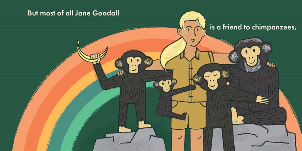 Board Book; Little Naturalists: Jane Goodall Is a Friend to All