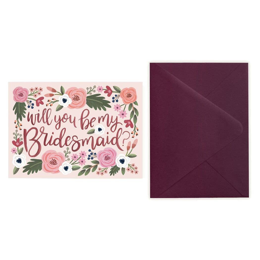 Wedding Card; Will You Be My Bridesmaid?