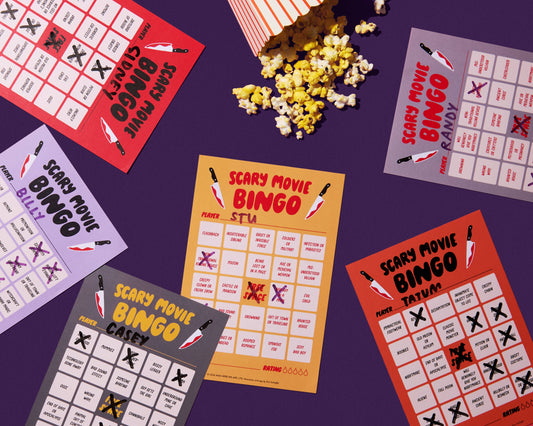 Movie Night Bingo; Scary Movie/Halloween/Pop Culture