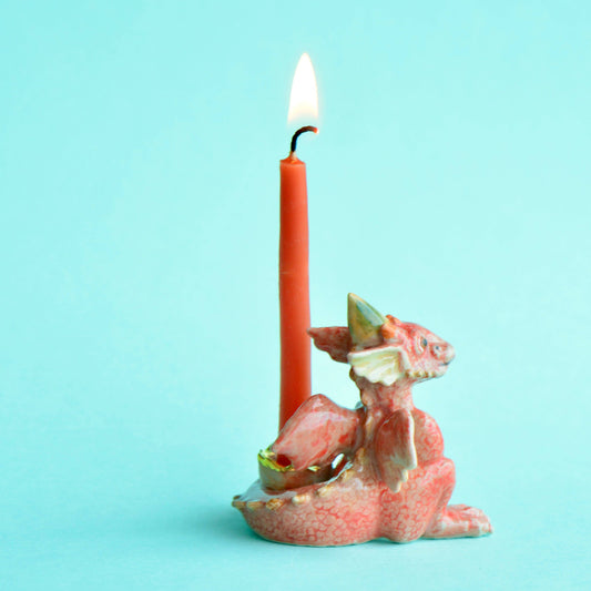 Camp Hollow Cake Topper; Year of the Dragon (Hand-Painted Porcelain)