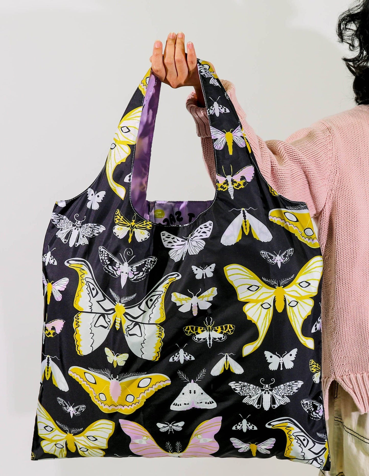 Art Sack®; Moths by Banquet Workshop (Reusable Tote Bag)