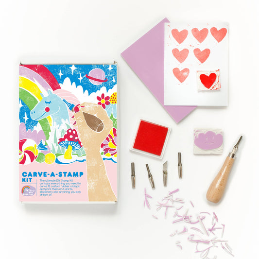 D.I.Y. Stamp Kit; Carve-a-Stamp