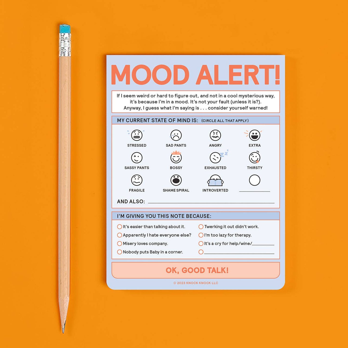Nifty Notepad; Today's Mood