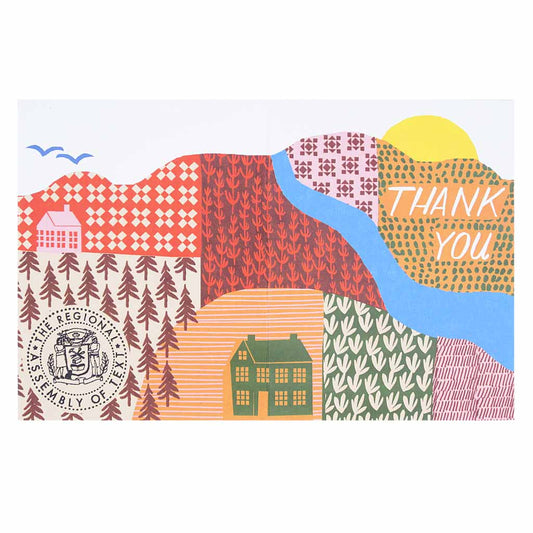 Thank You Card; Landscape