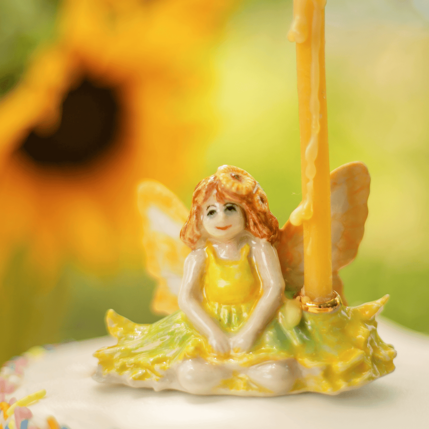 Camp Hollow Cake Topper; Sunflower Fairy