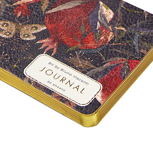 Planner; Pom on the Vine (Horizontal, Vegan Leather)