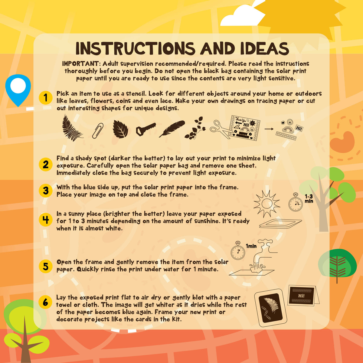 Solar Print Kit; Outdoor Discovery | Toysmith