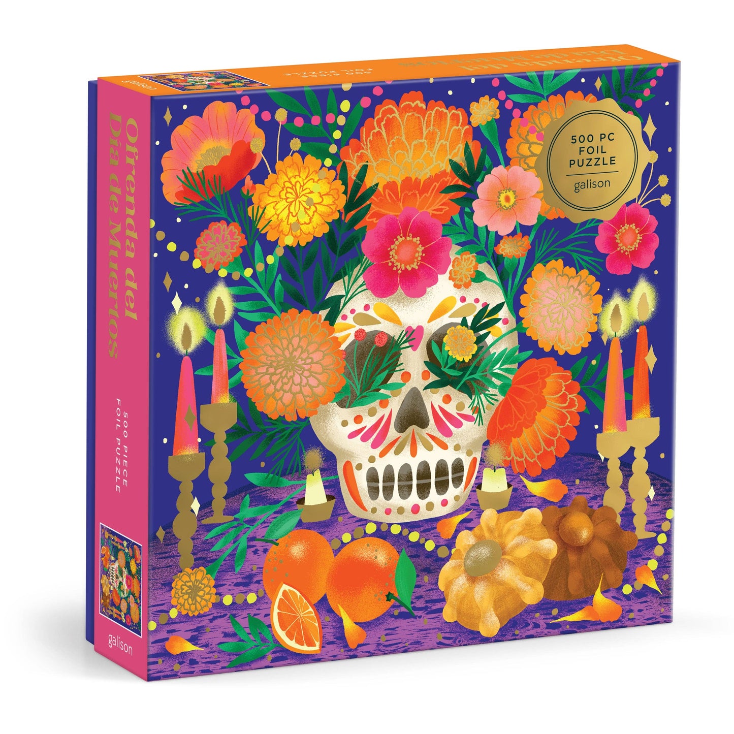 Jigsaw Puzzle: 500 Piece Foil Puzzle; Ofrenda del Dia de Muertos