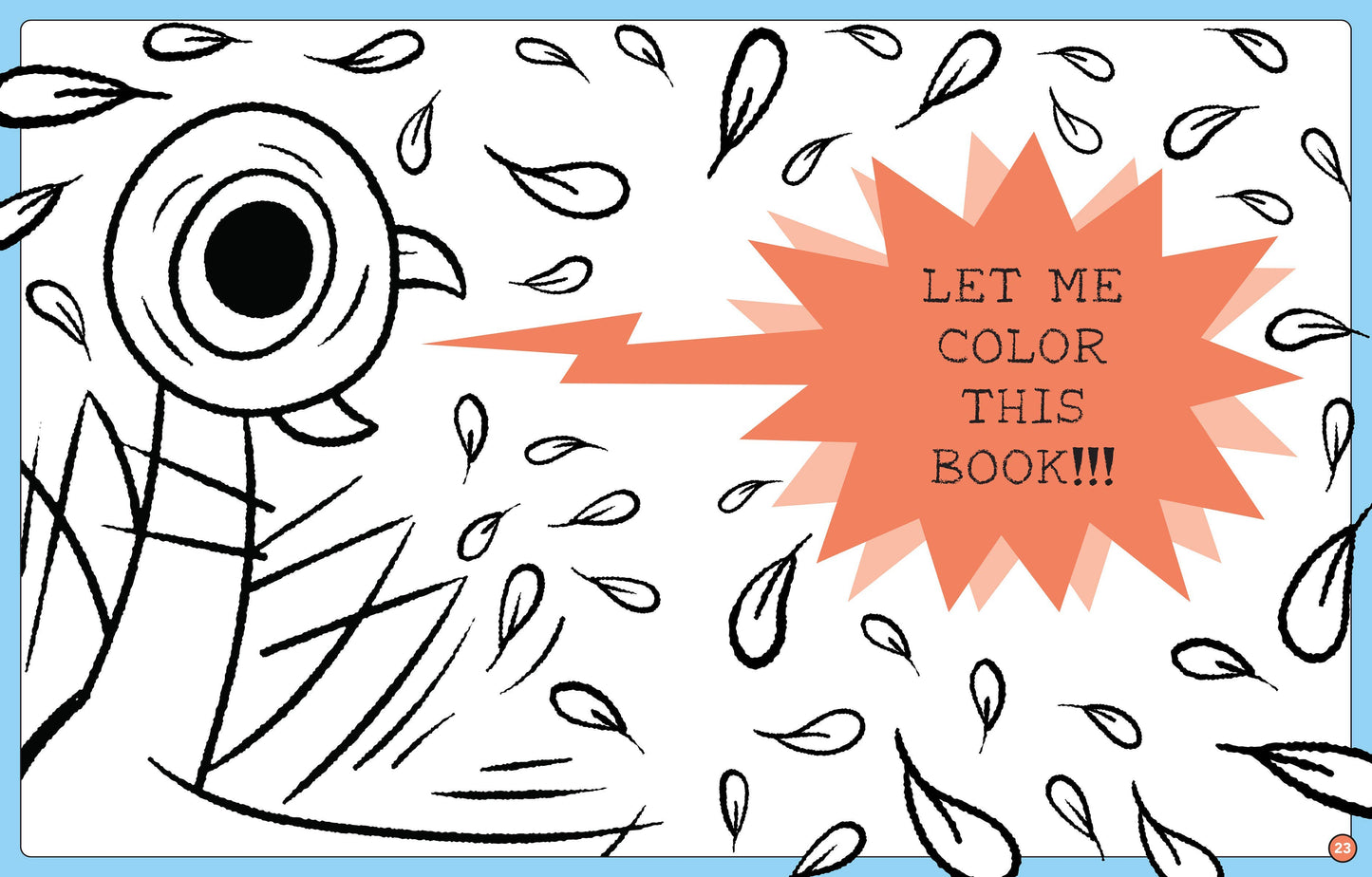 Coloring Book; Don't Let The Pigeon Color This Book! by Mo Willems