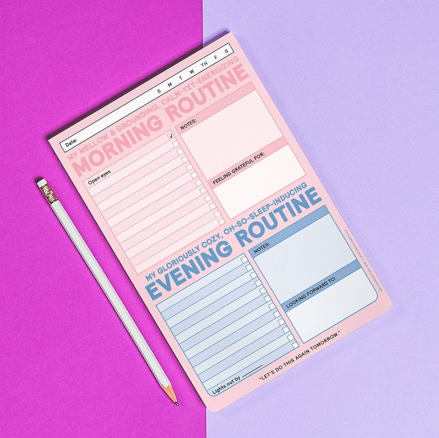 AM/PM Routine Pad