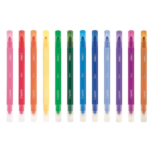 Ooly Switch-eroo! Color-Changing Markers (Set of 12)
