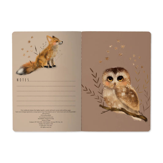 A5 Notebook; The Little Fox | BV by Bruno Visconti