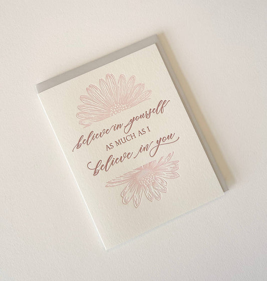 Encouragement Card; Believe in Yourself