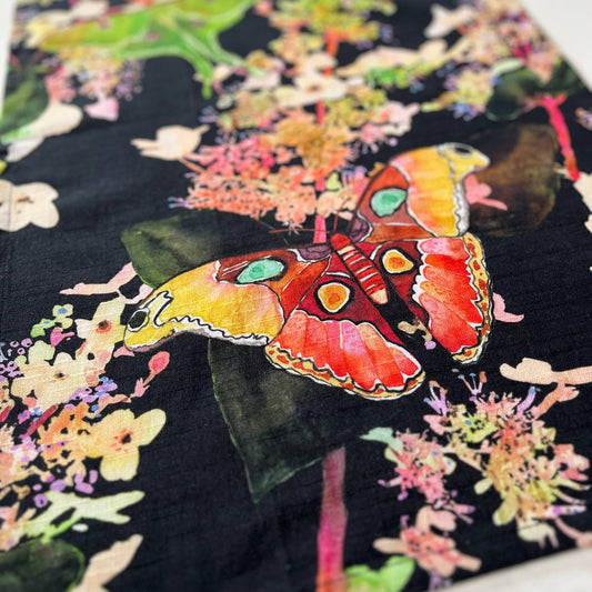 Tea Towel; Night Moths By BETSY OLMSTED (100% Cotton)