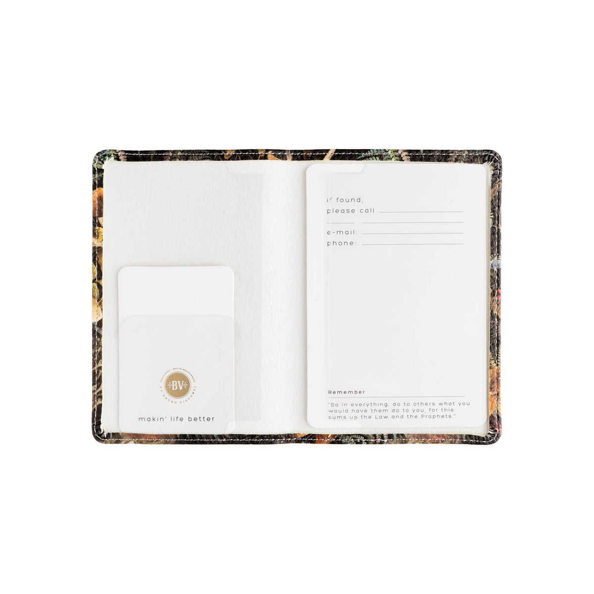 Passport Cover; Forest Mushrooms | BV by Bruno Visconti