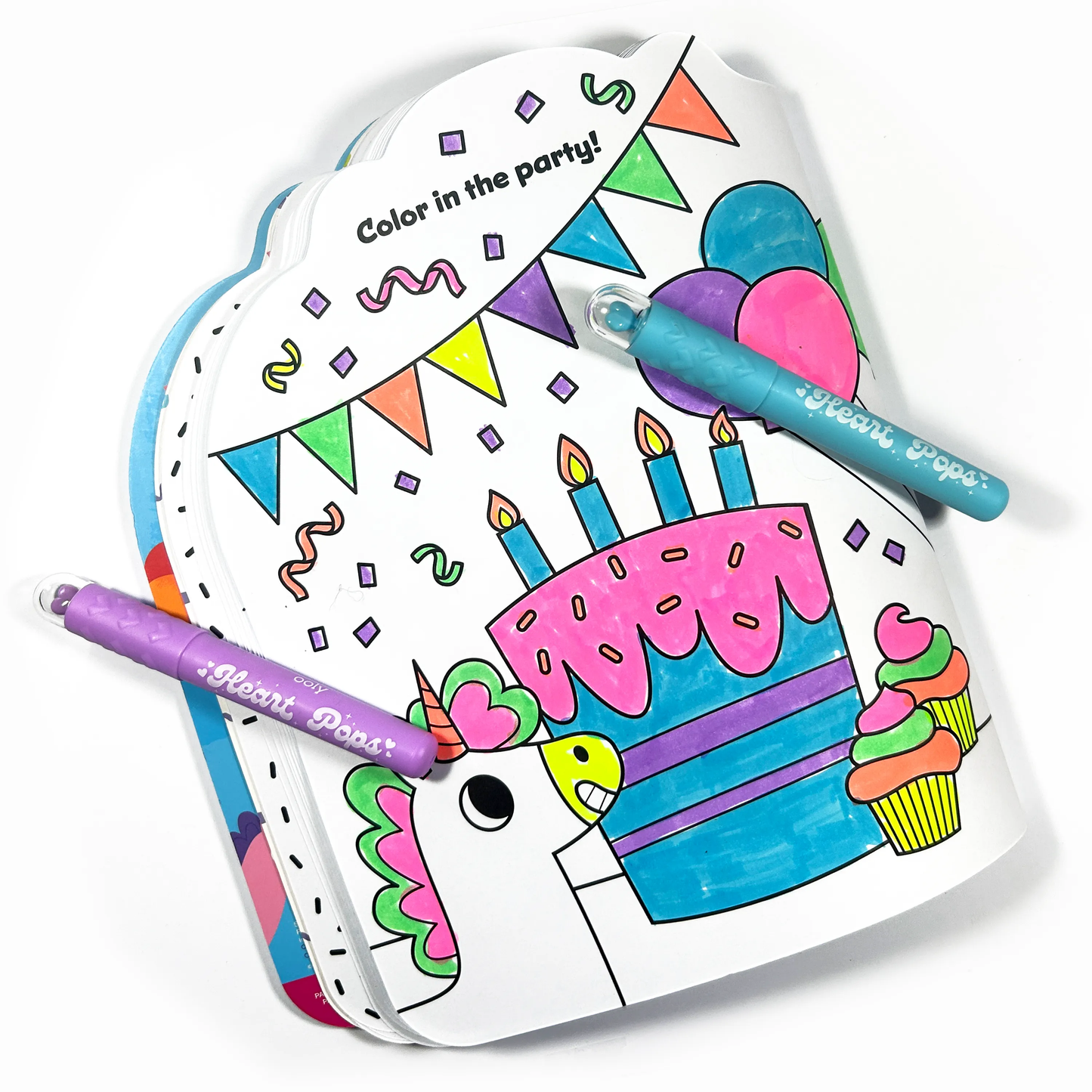 Ooly Heart Pops: Neon Highlighters (Set of 6)