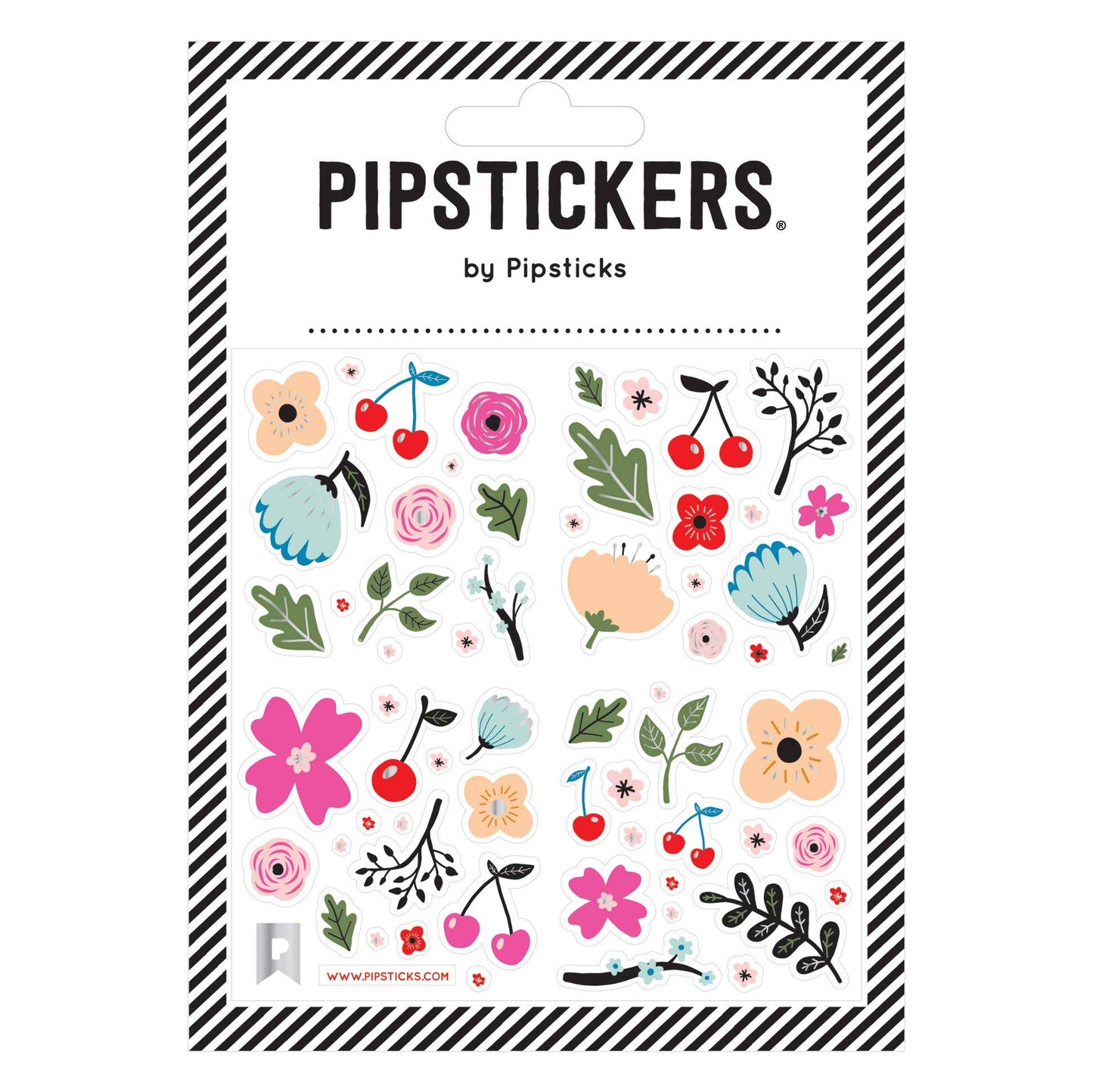 Pipsticks Sticker Sheet; Cherries & Flowers