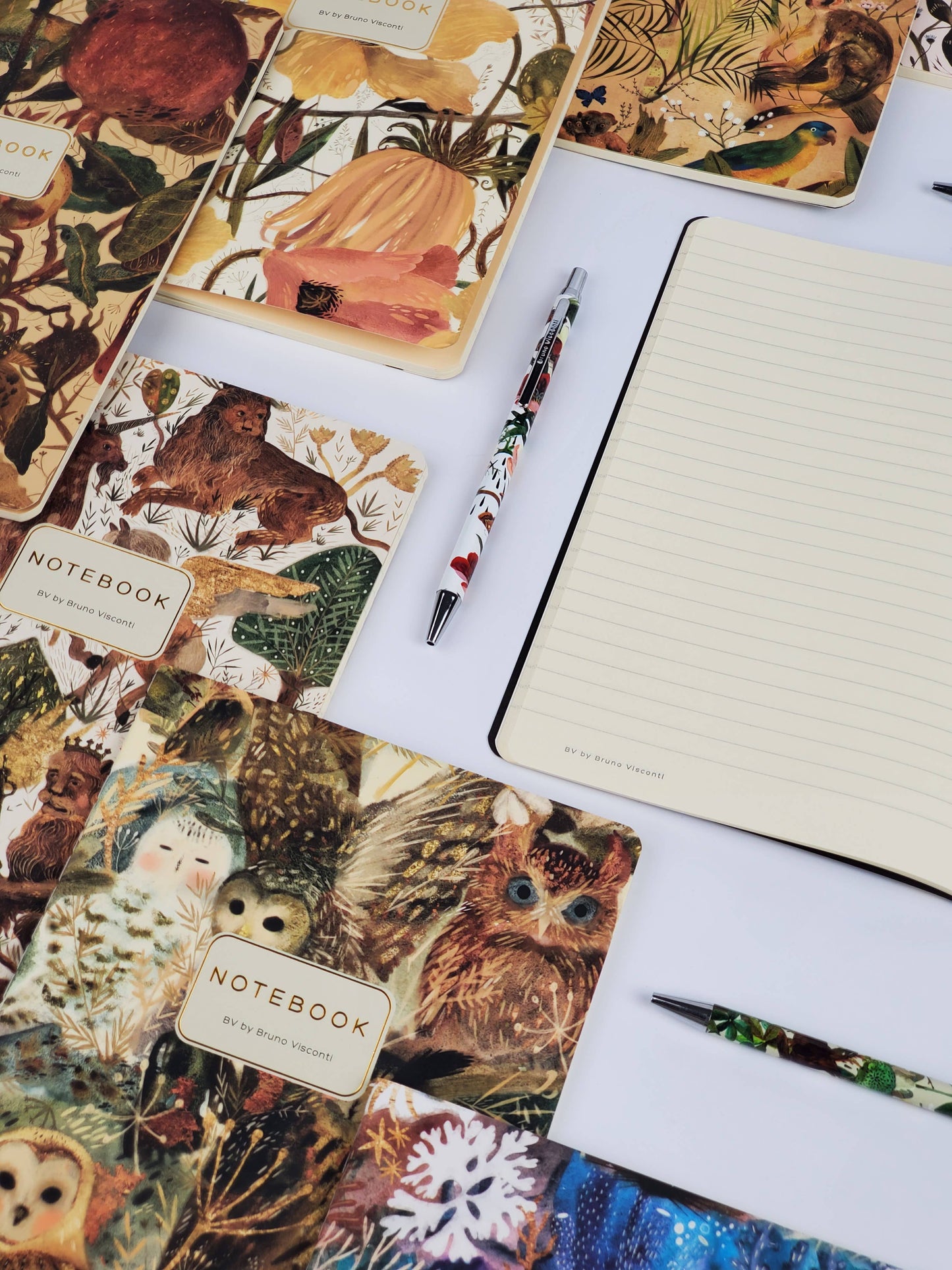 Notebook; Owls - BV by Bruno Visconti