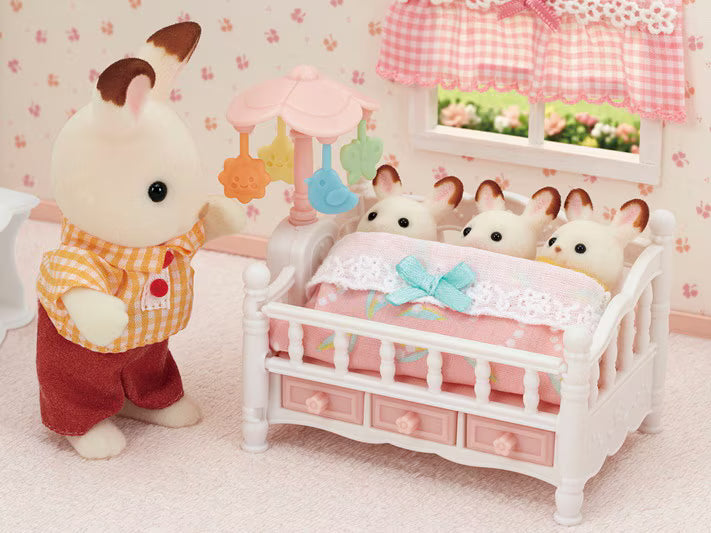Calico Critter Crib with Mobile