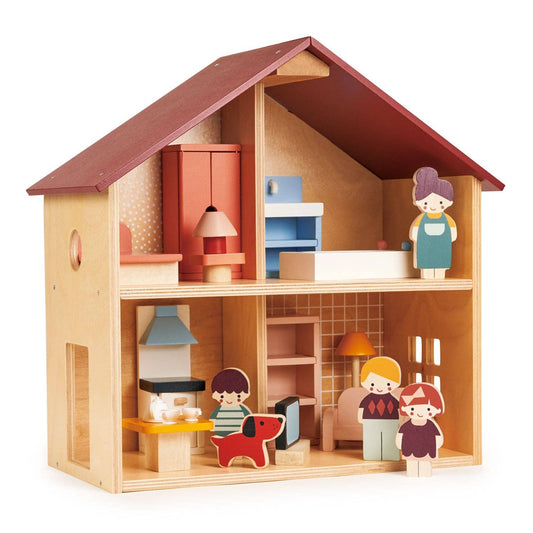 Dollhouse; Poppets (Wooden)