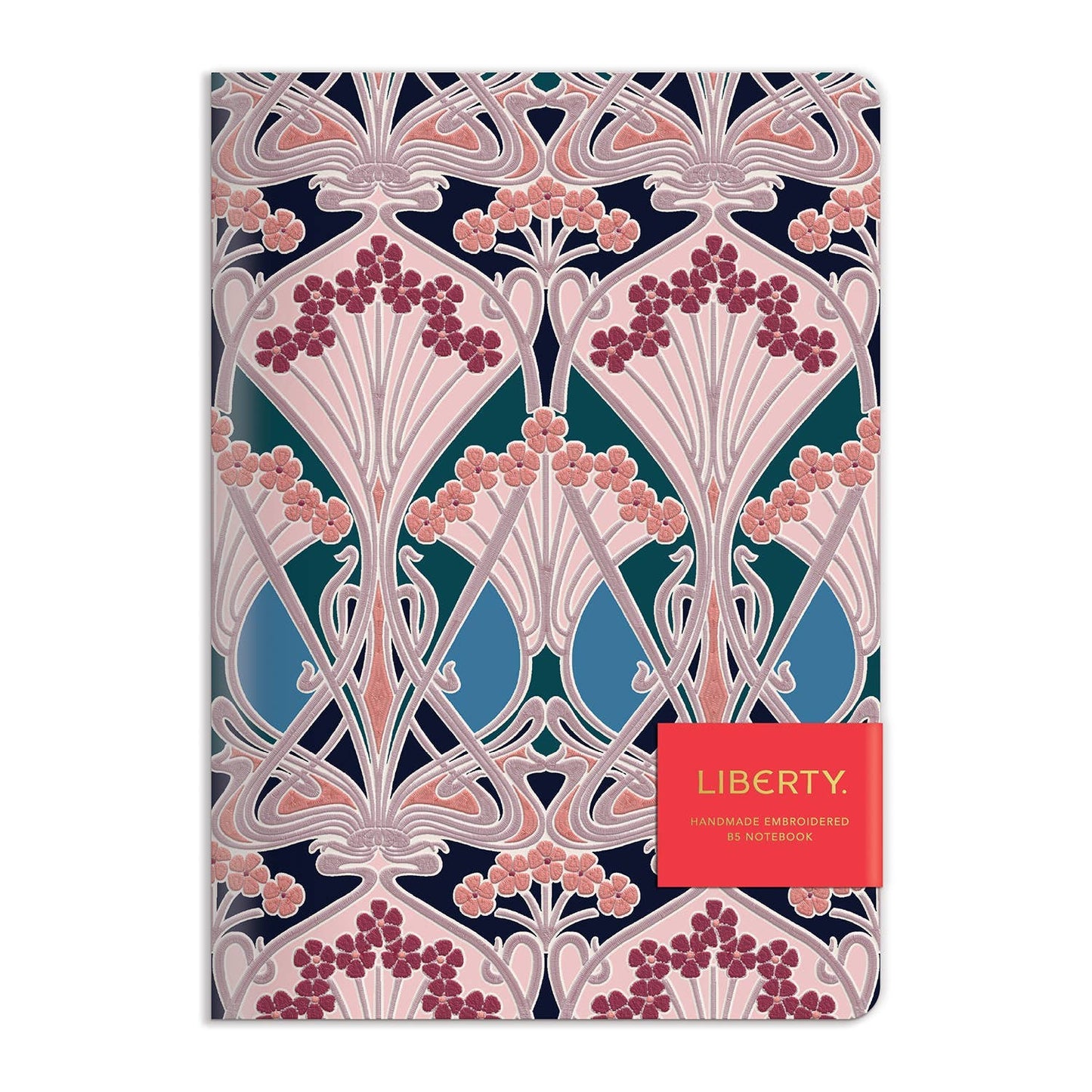 Journal; Liberty Ianthe (Handmade Embroidered)