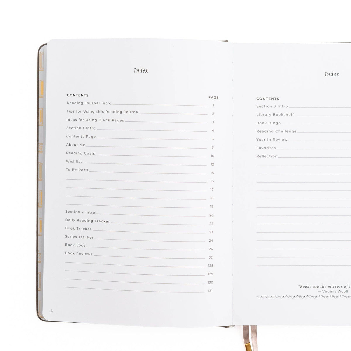Reading Journal; Vintage Library in Lilac | Archer and Olive