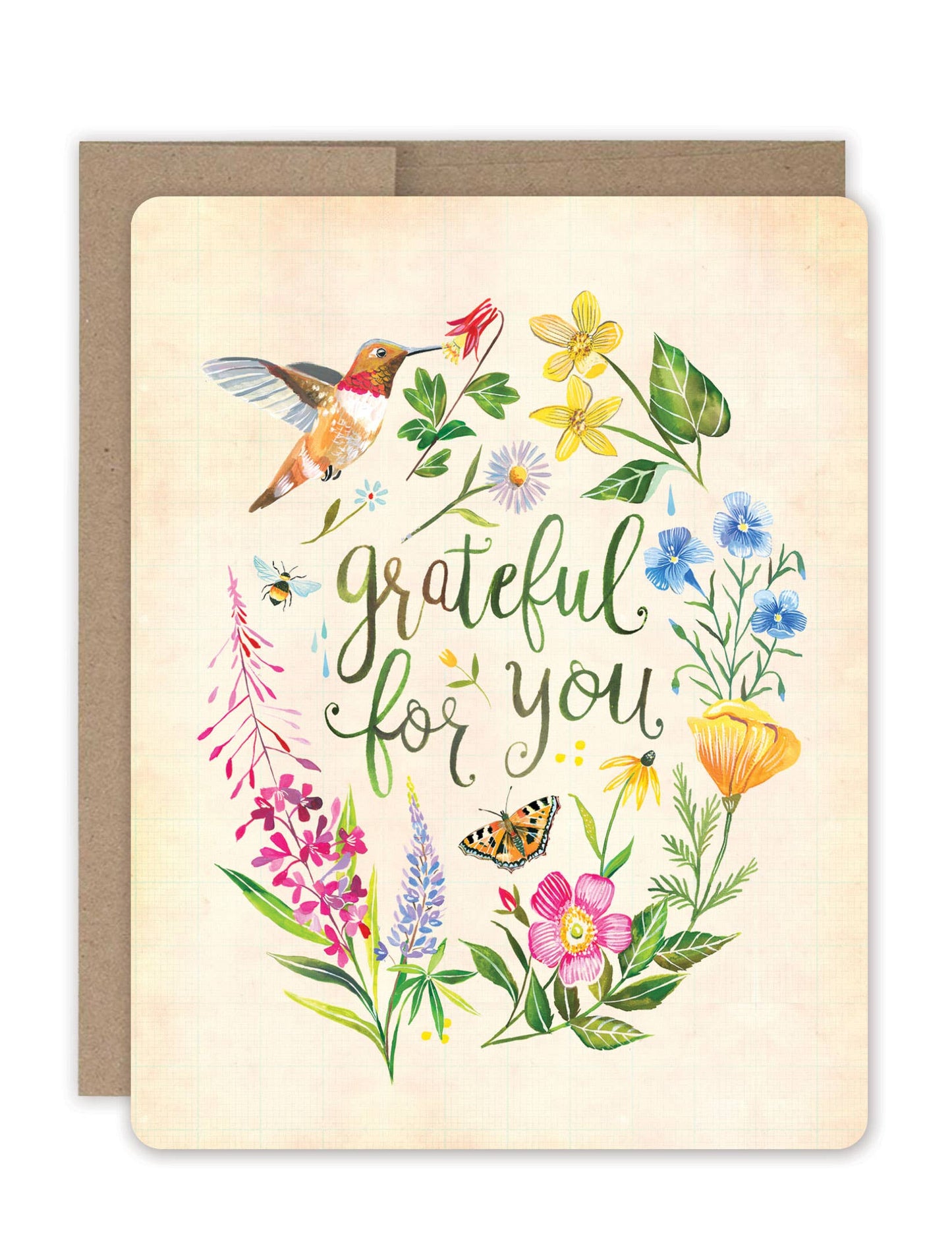 Boxed Notecards; Grateful (Set of 10)