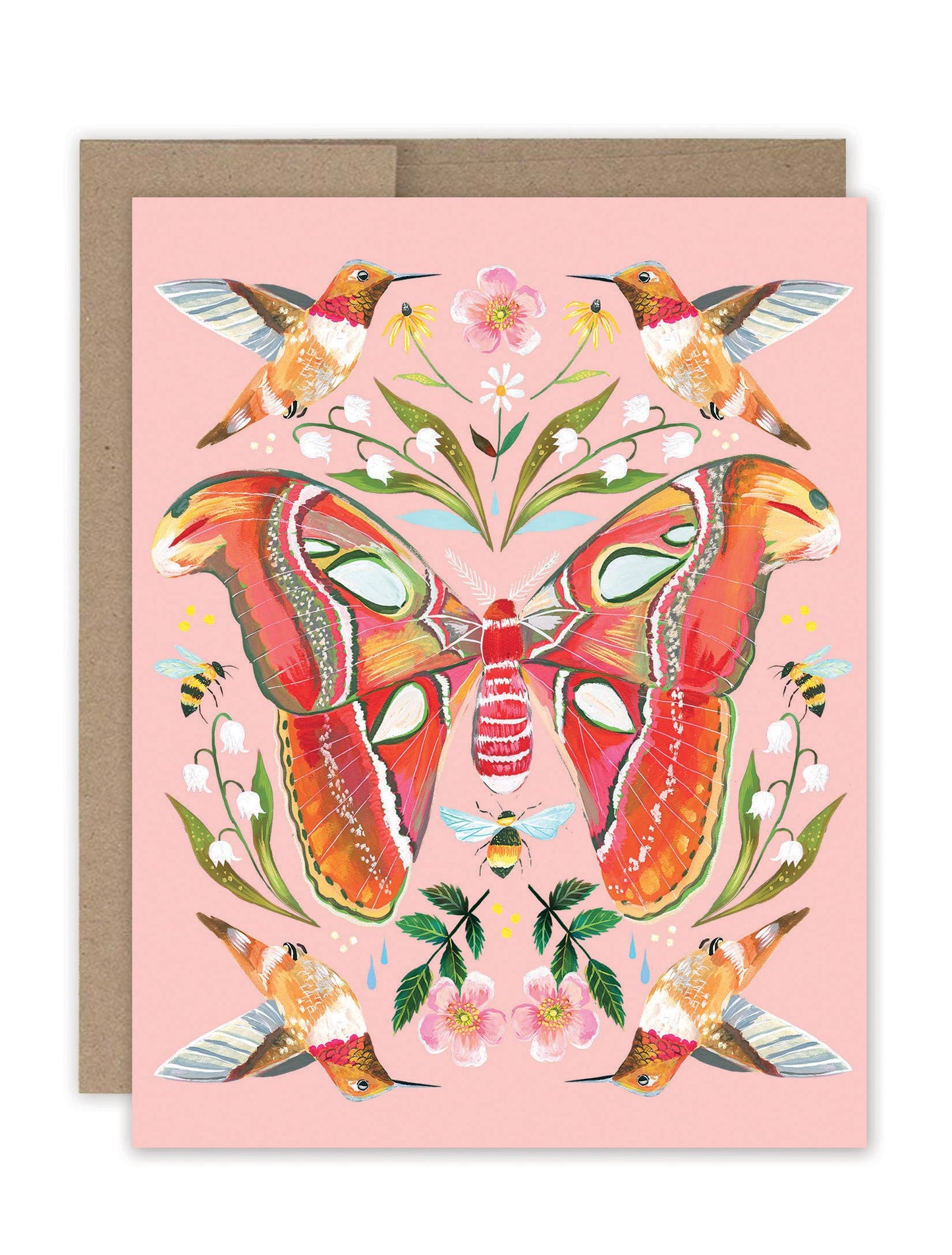 Boxed Notecards; Butterflies & Birds (Set of 10)