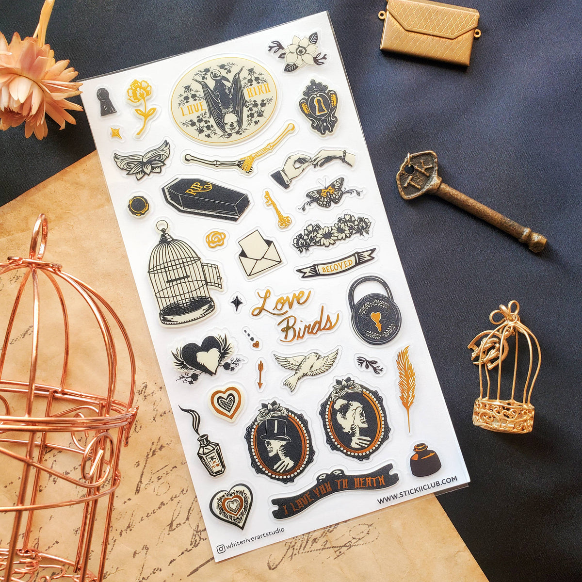 Stickii Sticker Sheet; Eternally Yours