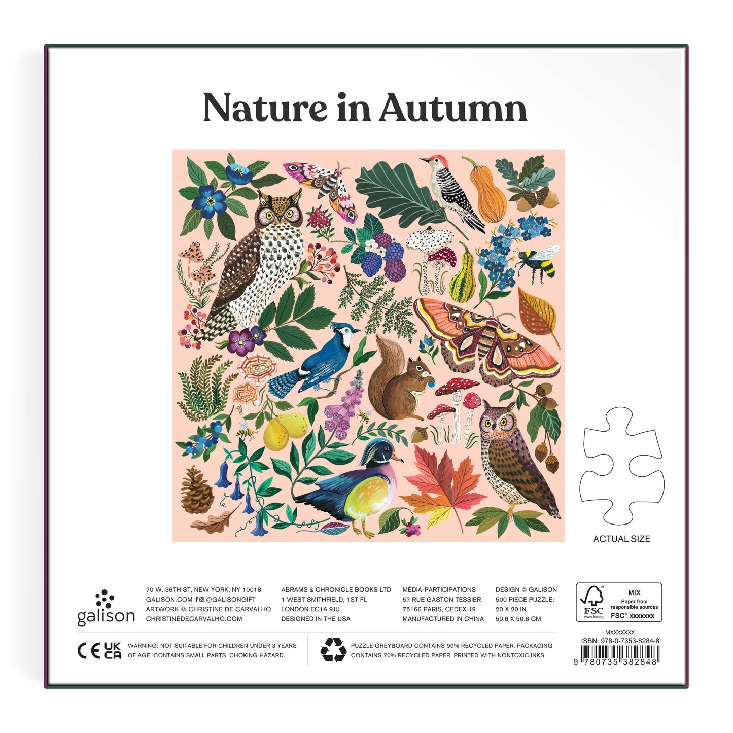 Jigsaw Puzzle; Nature in Autumn (500 Piece Puzzle)
